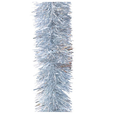 Мишура "Праздничная"гологр.серебро,1м