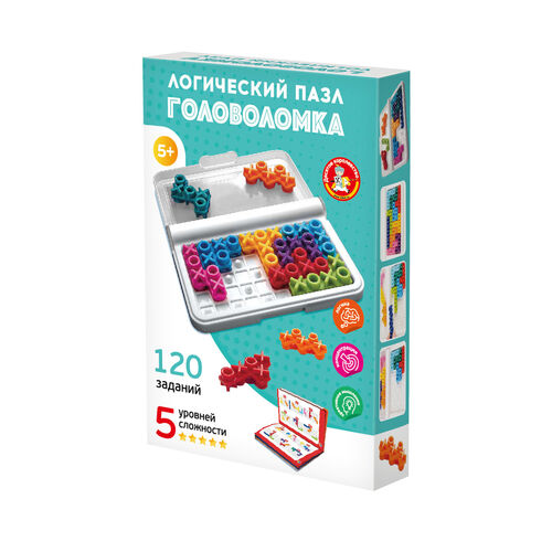 Игра головоломка "Логический пазл" Крестики-нолики Учись играя