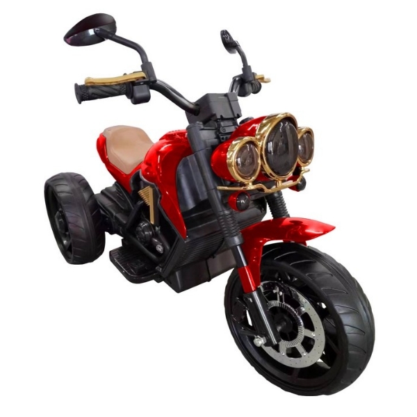 Мотоцикл на аккумуляторе, цвет красный