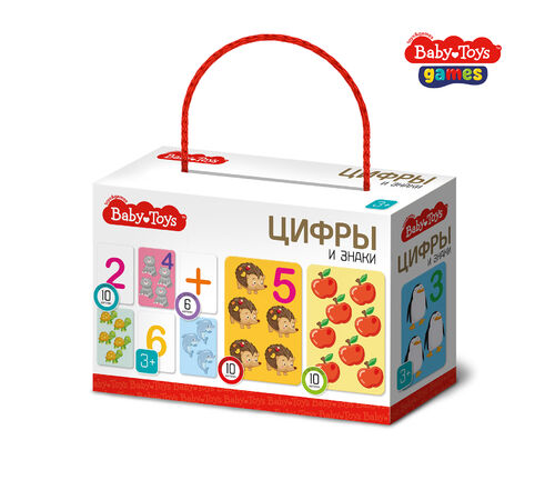 Игра настольная "Цифры и знаки" Baby Toys