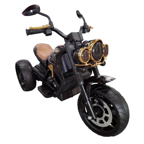 Мотоцикл на аккумуляторе, цвет чёрный