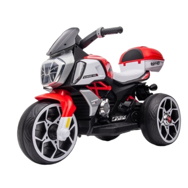 Мотоцикл на аккумуляторе, цвет красный