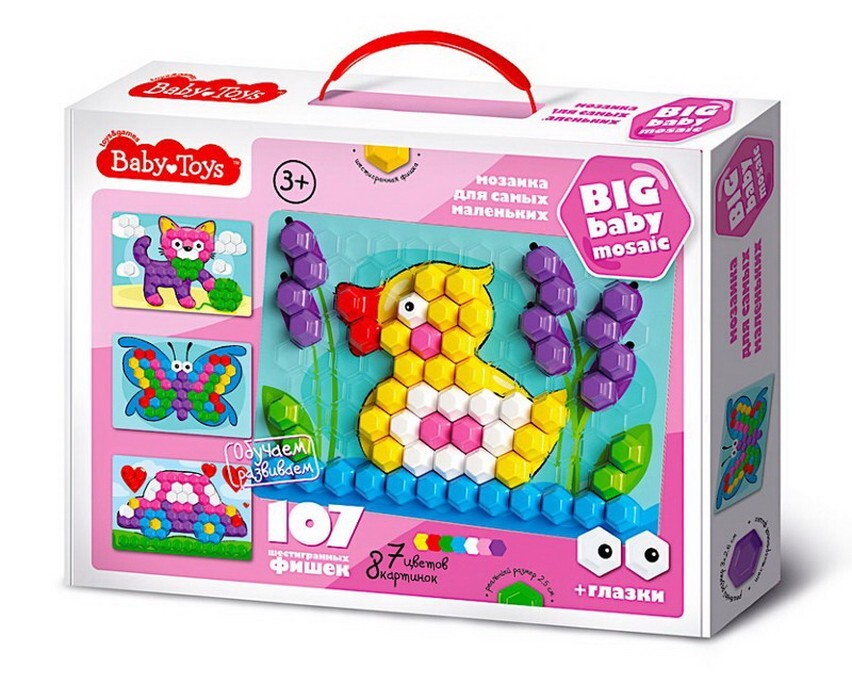 Мозаика для самых маленьких Baby Toys "Утенок" 