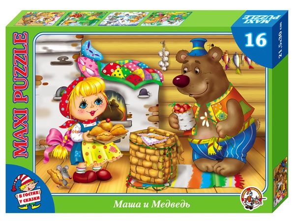 Пазлы 16эл.(maxi) Маша и медведь СП НЗ