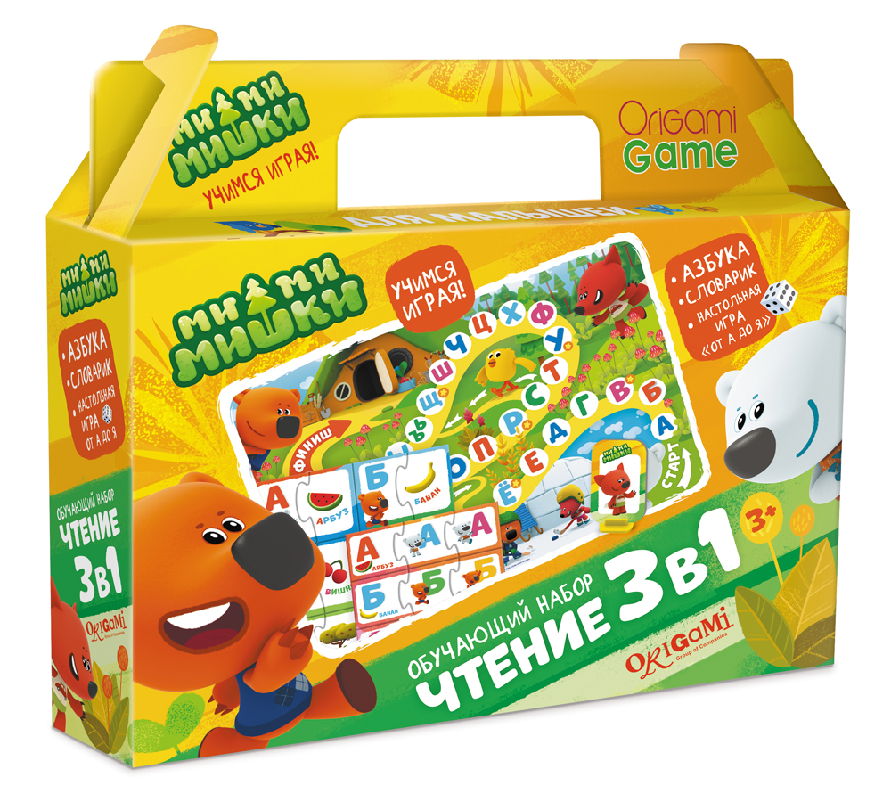 МиМиМишки.Набор обучающий. 3в1.Чтение. 03524