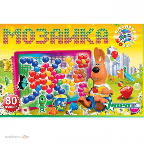 Мозаика 10/80(круглые фишки)