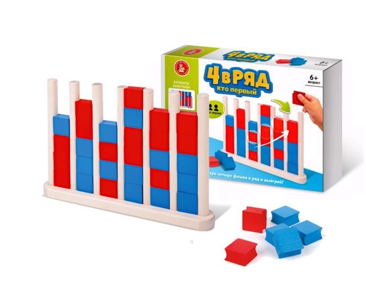 Игра настольная  Четыре в ряд "Кто первый"  арт. 02376