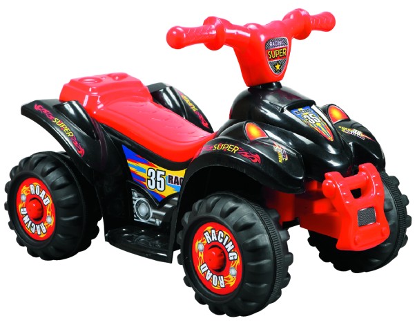 Квадроцикл на аккумуляторе, черный