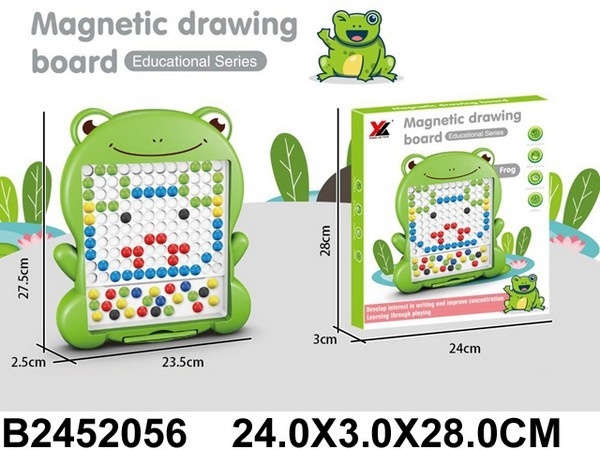 Мозаика магнитная "Лягушонок" в/к 28*24*3 см