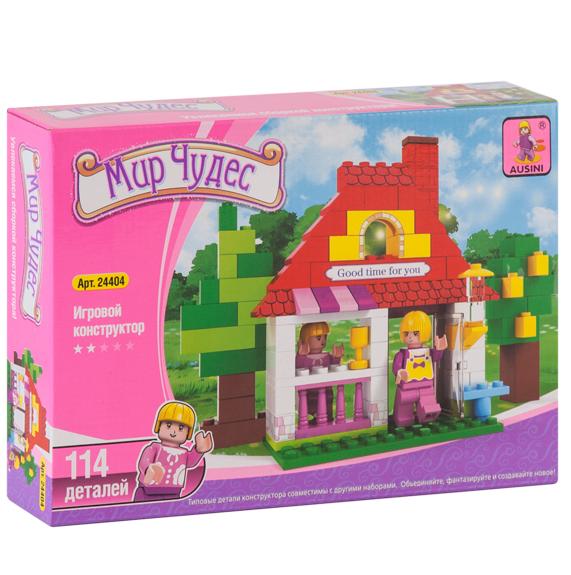 Конструктор AUSINI "Мир чудес: Кафе" (114 дет.в кор)