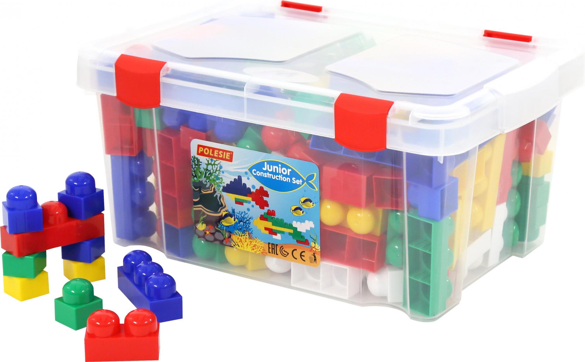 Конструктор "Юниор" (159 элементов) (в контейнере)