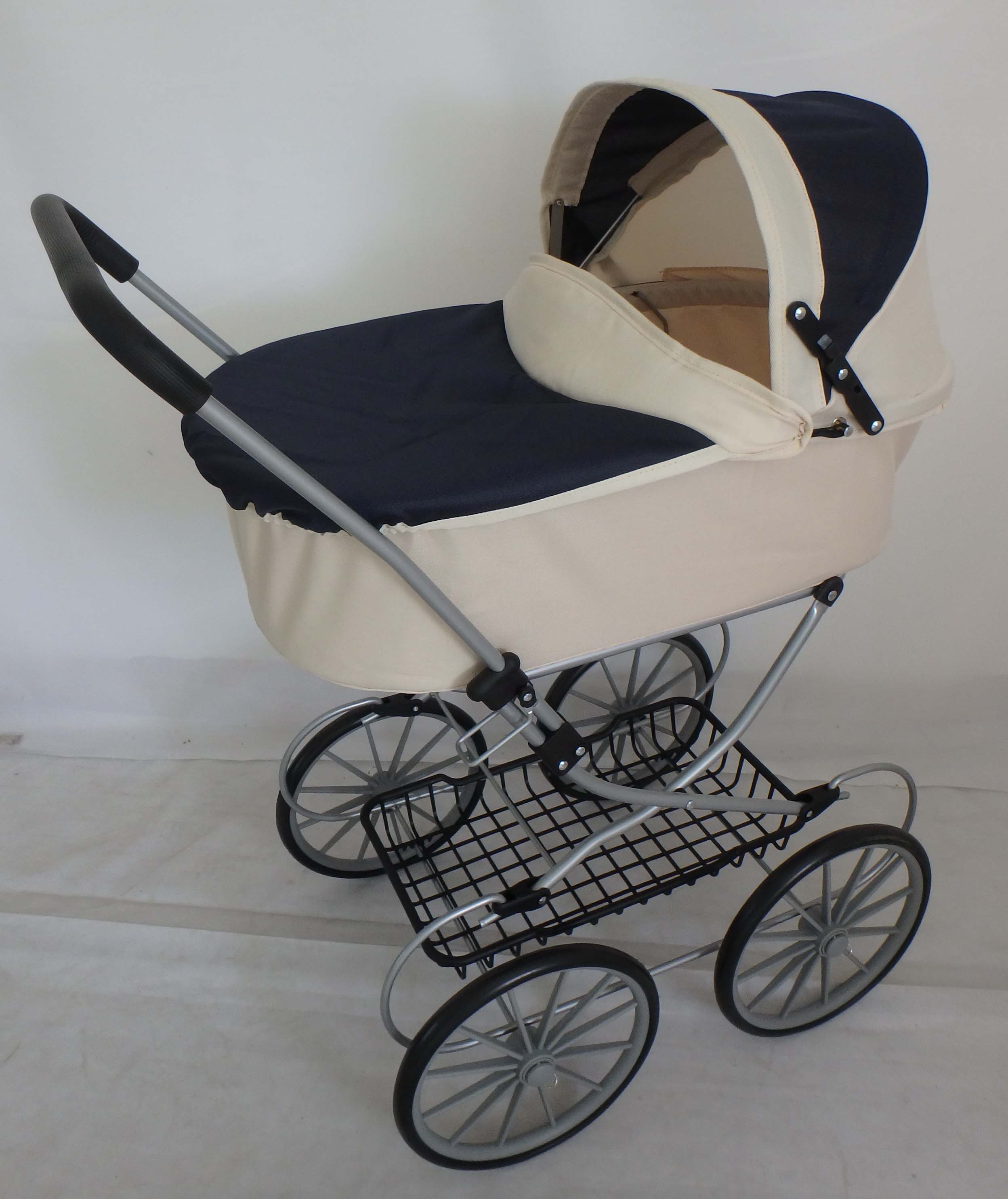 Коляска для кукол большая металлическая, в/к