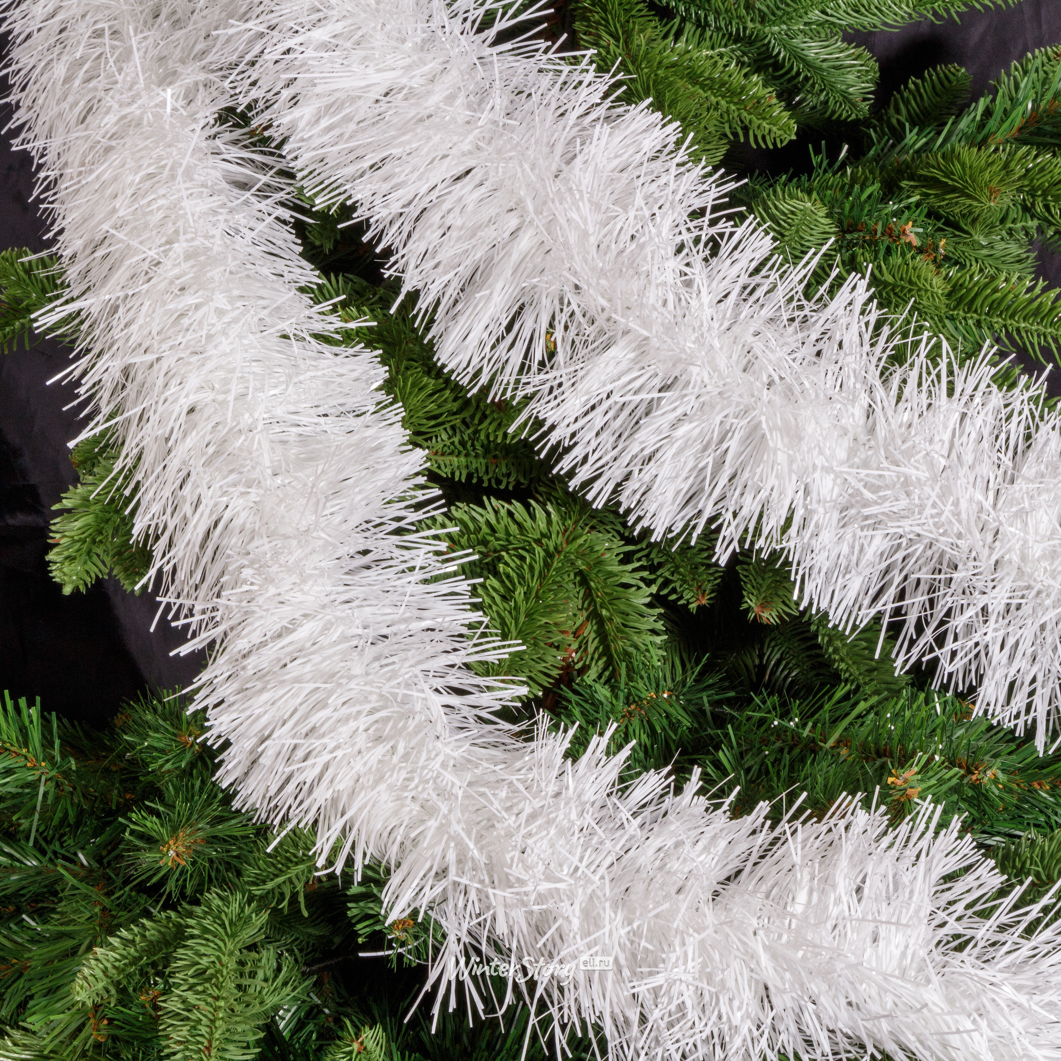 Мишура "Праздничная"белая