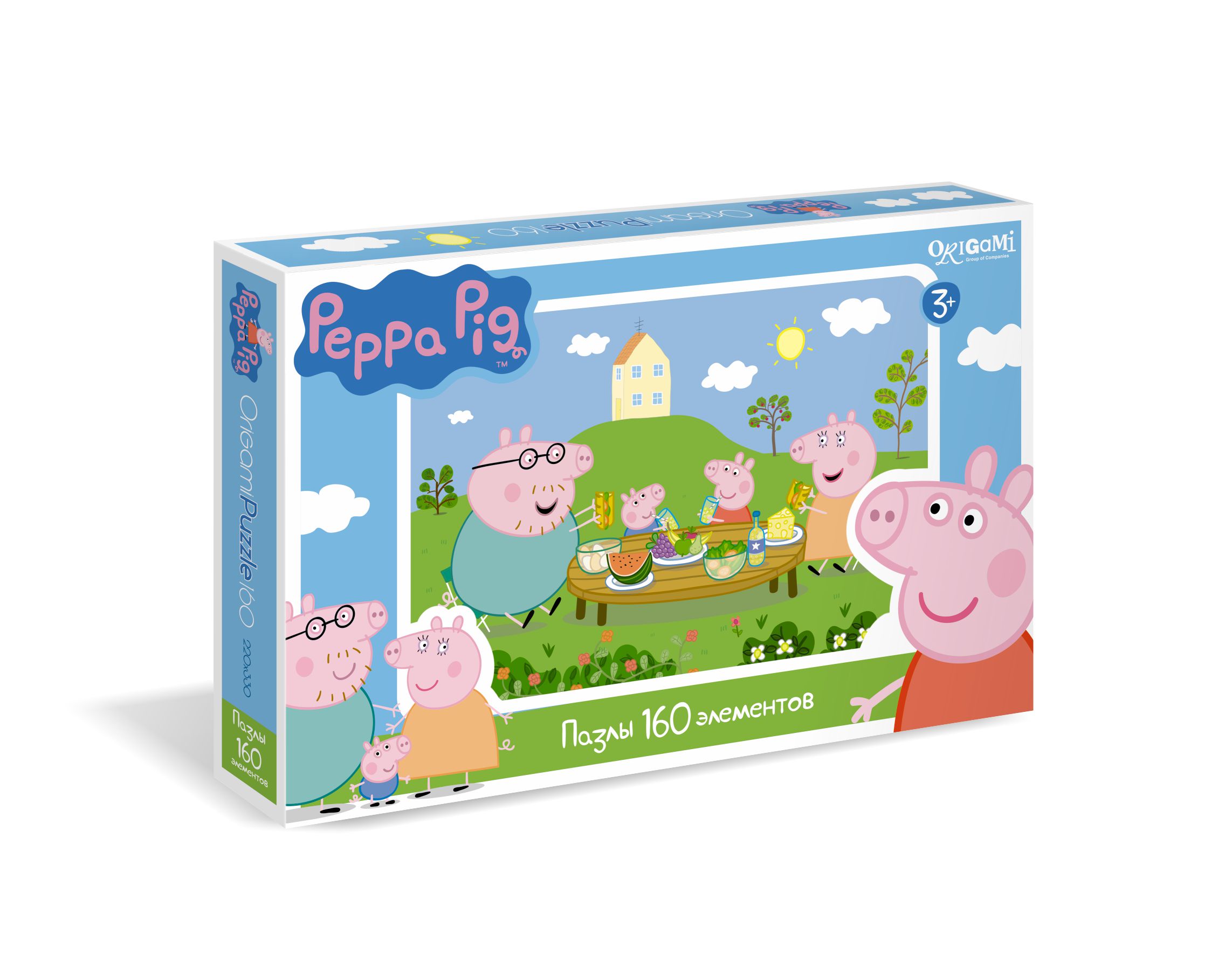 Пазлы 160 А.Peppa Pig 01542