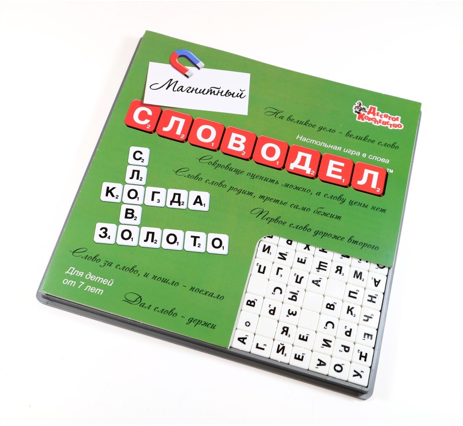Словодел Магнитный" (мини-фишки)