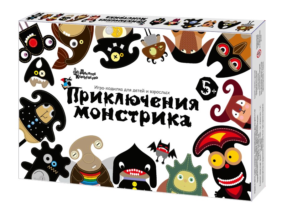 Игра настольная Ходилка "Приключения монстрика"
