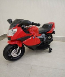 Мотоцикл на аккумуляторе, красный