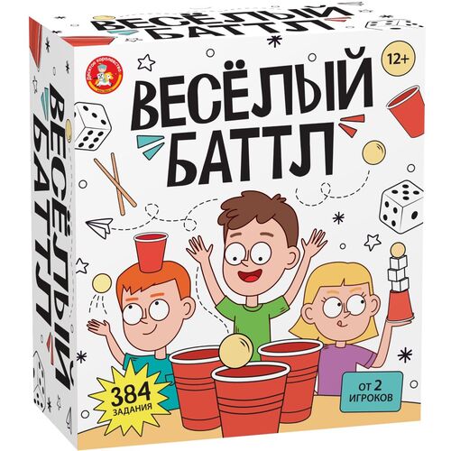 Игра настольная "Весёлый баттл" 12+