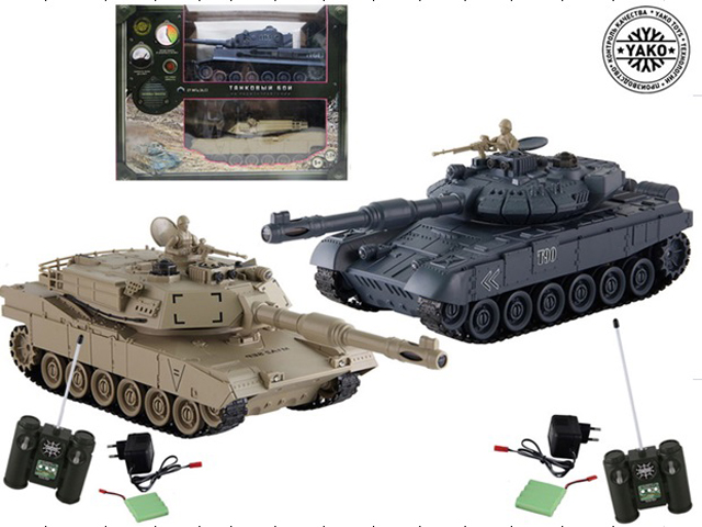 Набор "Танковый бой" р/у на пульте управ. движ. во всех направл. 