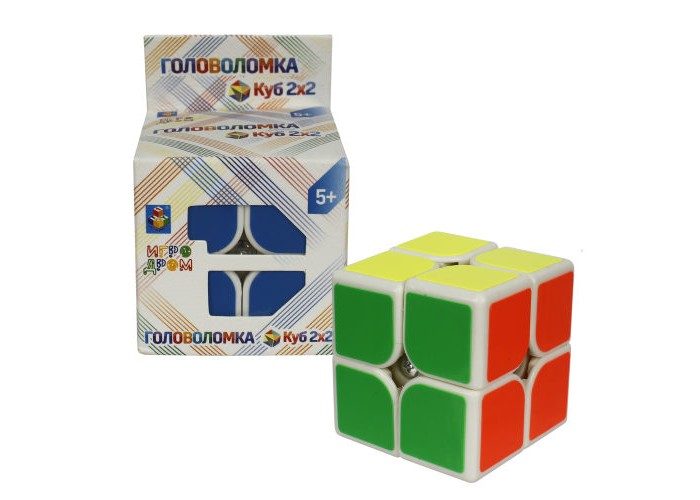 Головоломка "Куб 2х2", 5 см, коробка 5*5*7,5 см