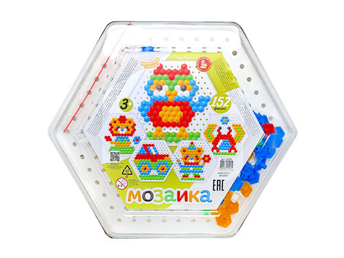 Мозаика шестигранная "Сова" 152 фишки 