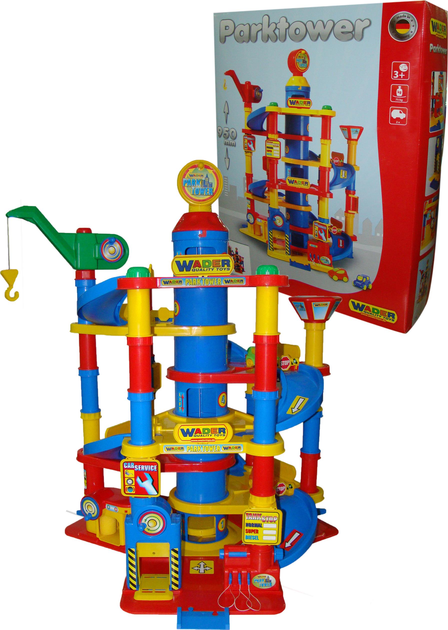 Паркинг 7-уровневый с автомобилями (в коробке)