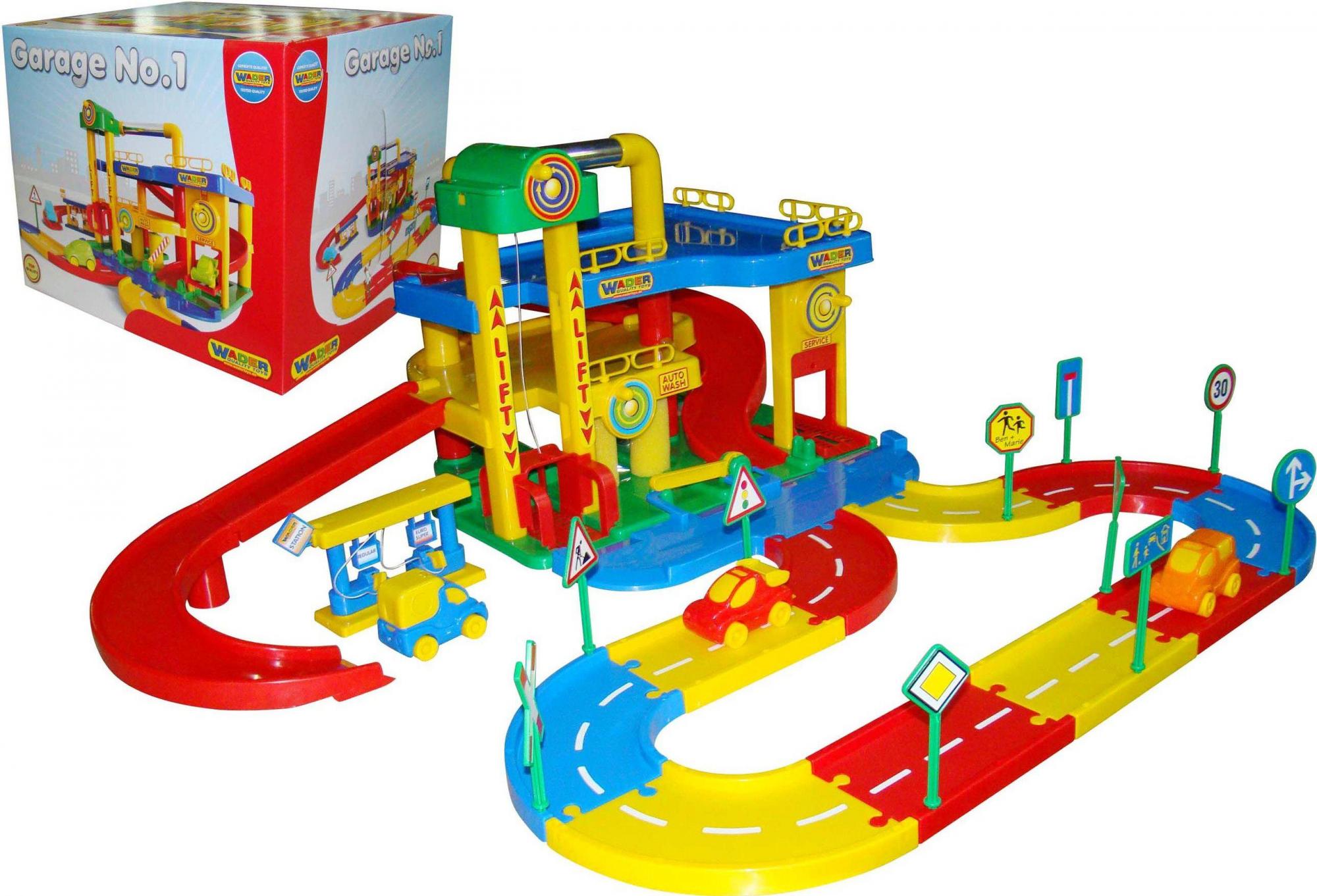 Гараж №1 с дорогой (в коробке)