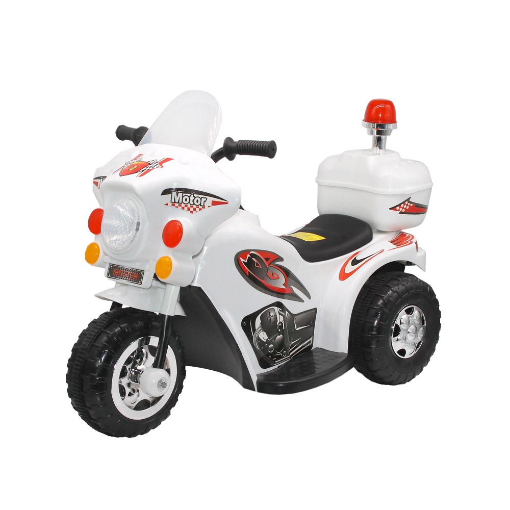 Мотоцикл на аккумуляторе 6V 4. AH - белый
