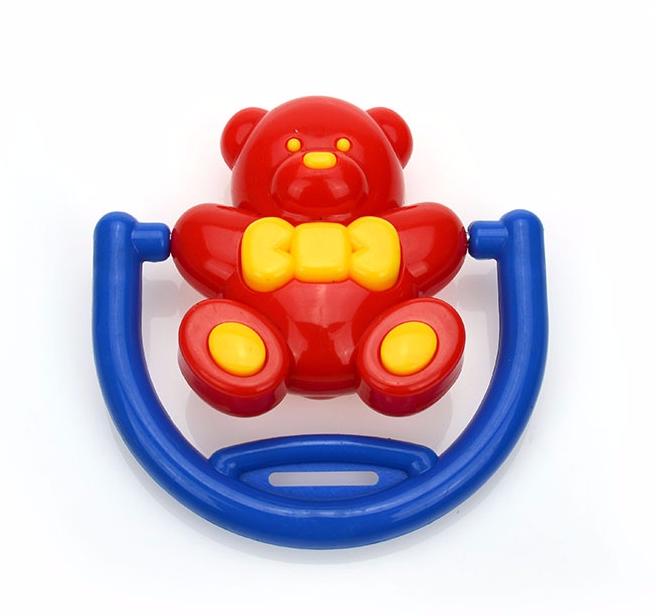 Погремушка "Малышарики" Мишка на качелях