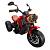 Мотоцикл на аккумуляторе, цвет красный