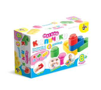 Мягкие кирпичики 6 дет. СП игрушки