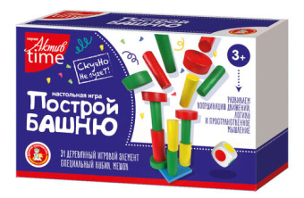 Игра настольная "Построй башню" серия АКТИВ time НЗ