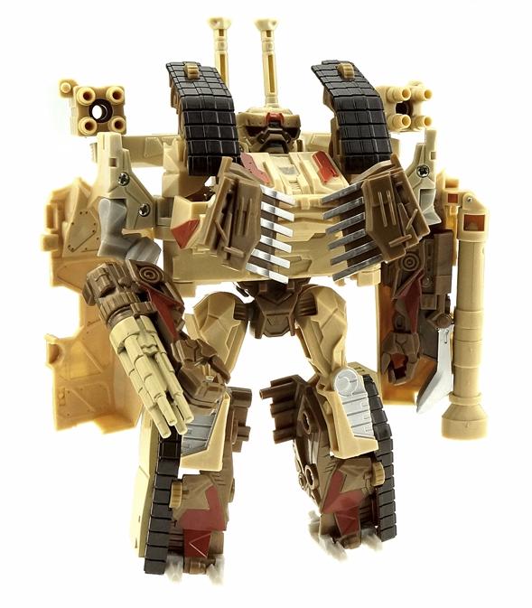 Робот-трансформер Mengbadi "Танк-Агрессор" стреляет, 2 стрелы