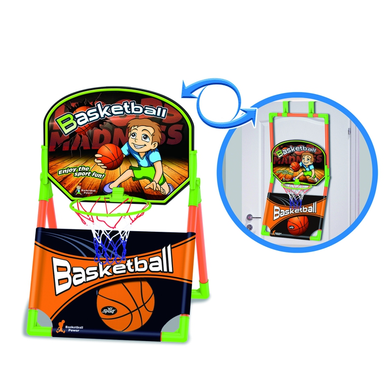 Баскетбол-66 "YG Sport" (стенд, щит с кольцом 46х66,5 см, крепл, мяч 12 см)) 