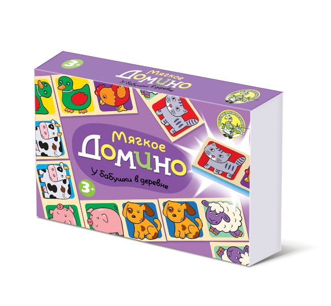 Домино У бабушки в деревне(мягкое) СП