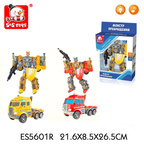 Робот - трансформер на бат. звук. и свет. эффекты в/к 21,6*8,5*26,5 см.