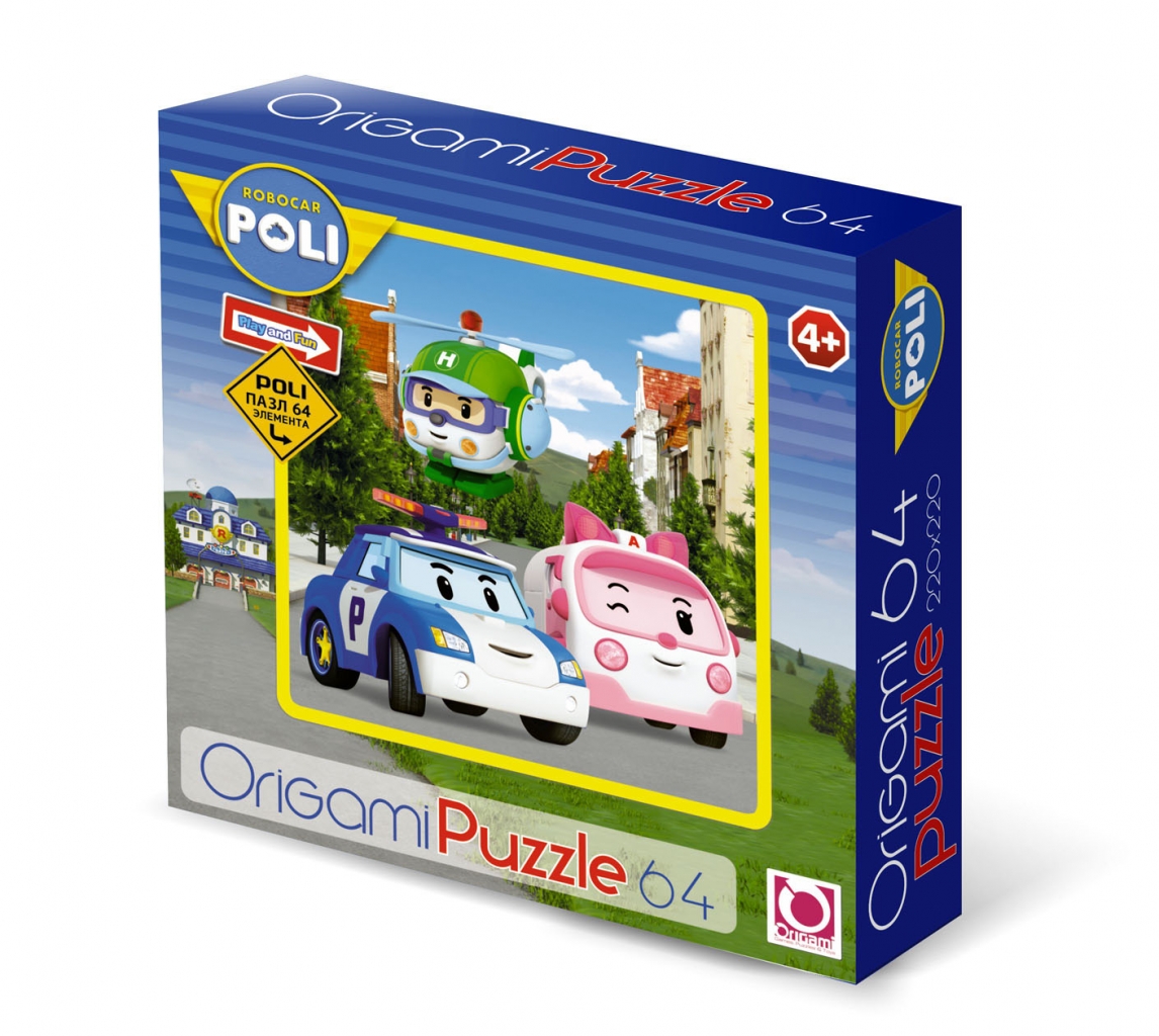 Робокар Поли.Пазл. 64Эл.Эмбер. 05901