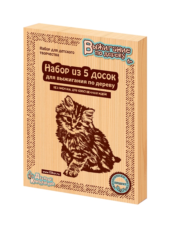 Доски для выжигания 5шт"Без рисунка.Для собсвенных идей"