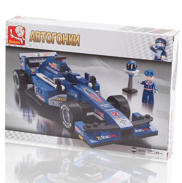 Sluban, Конструктор "Авто Формула 2: Гоночный автомобиль F1 "Синяя молния" (масштаб 1:24, 257 дет.)