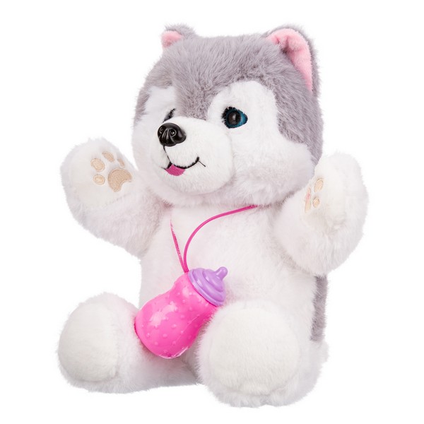 Щенок Хаски, игрушка мягкая функциональная