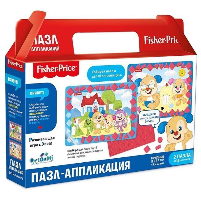 Фишер Прайс.Набор.Пазл.Мини.15Эл.Лето. +эва. 05036