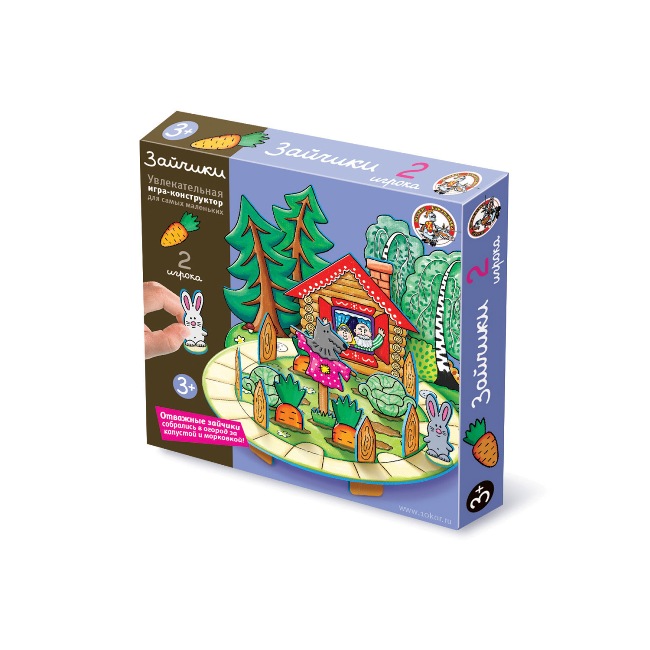 Зайчики.Игра-конструктор СП