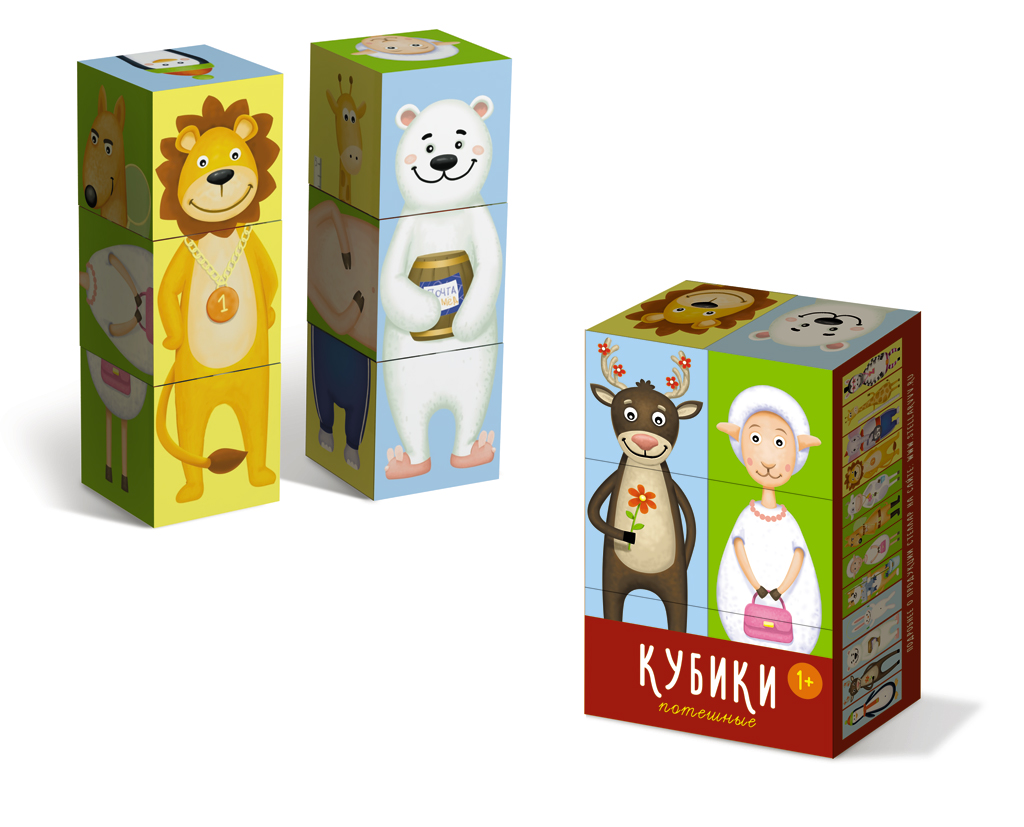 Кубики  Потешные