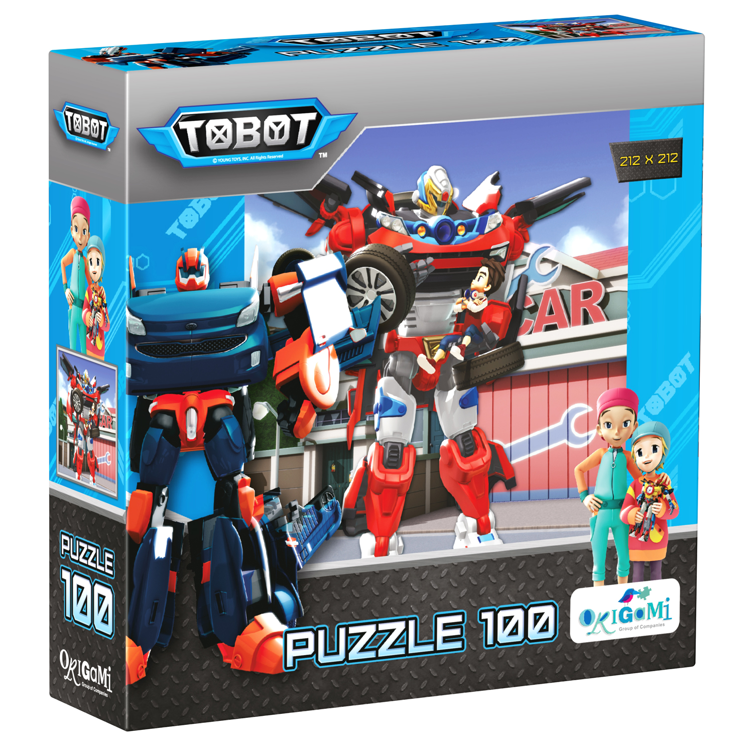 Тоботы.Пазл.100Эл.Тобот Z.03572