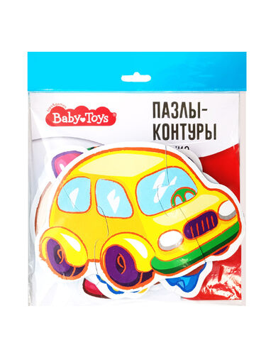 Пазлы контуры "Игрушки" (мягкие) серии Baby Toys