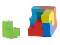 Набор деталей "Интеллект" по сист. Никитина, окраш., 7 дет.