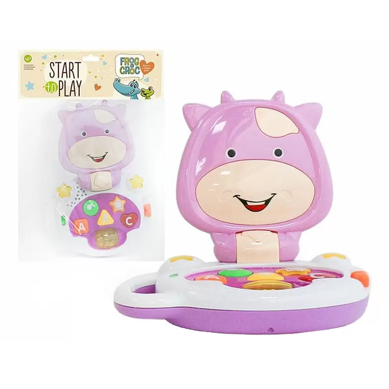 Игрушечный планшет "Коровка" на бат.