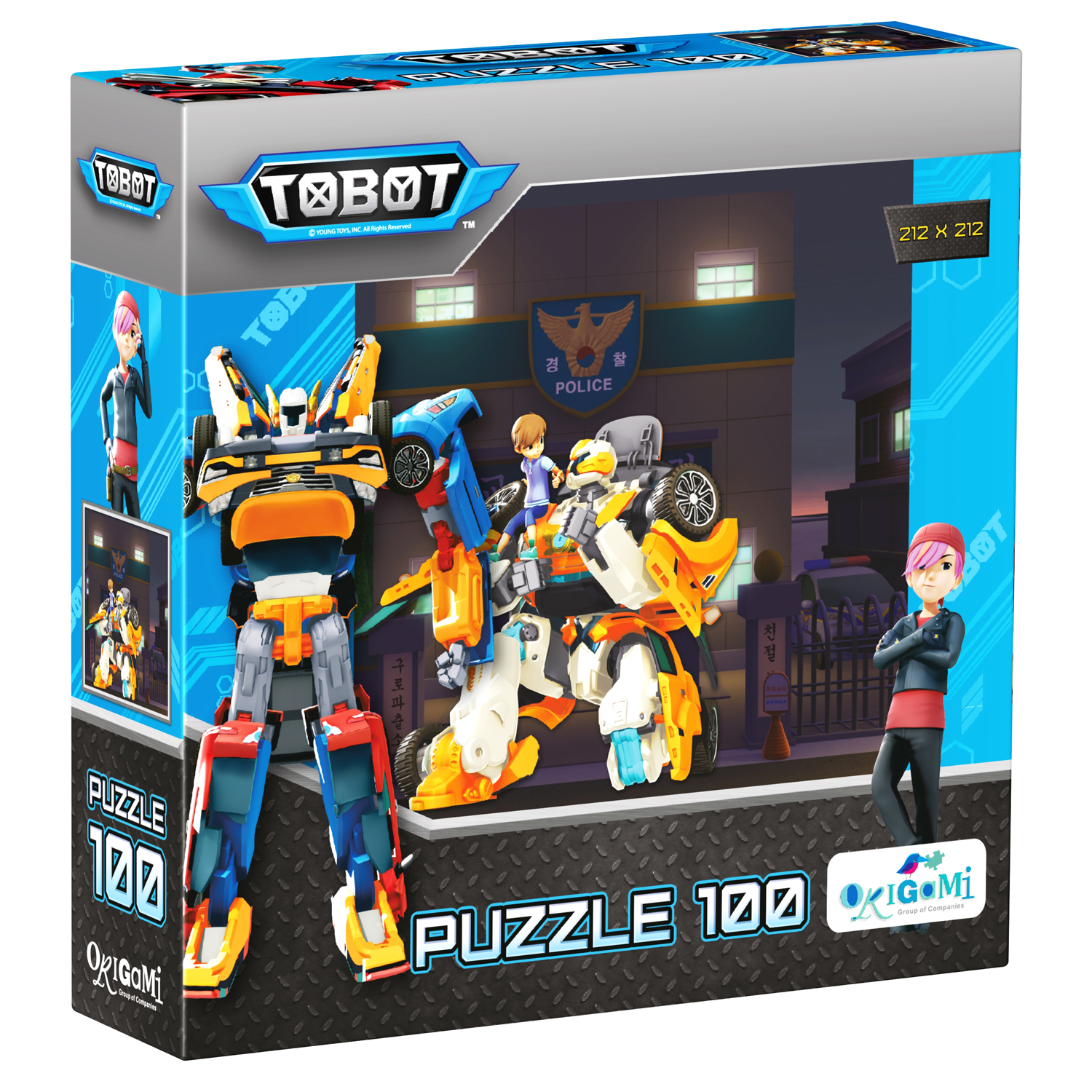 Тоботы.Пазл.100Эл.Тобот Х.03573