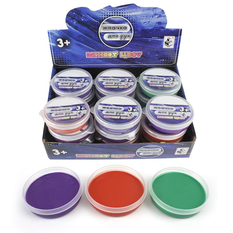 Жвачка для рук, 30 гр., меняет цвет от тепла