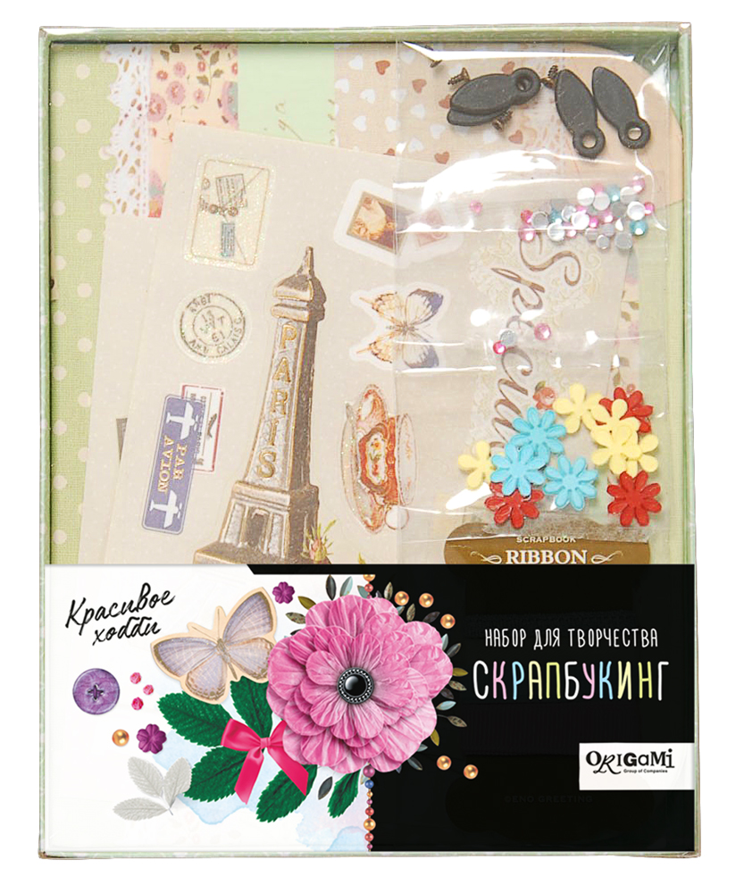 Скрапбукинг. Фоторамка. Воспоминания  (для 4 фото)  арт. 02872